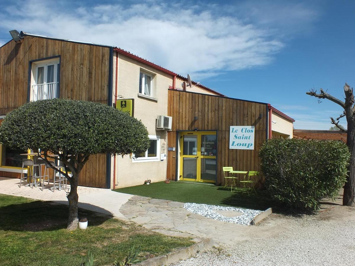 Logis Hotel Restaurant Le Clos Saint Loup Bram Екстериор снимка